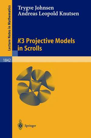 K3 Projective Models in Scrolls de Andreas L. Knutsen