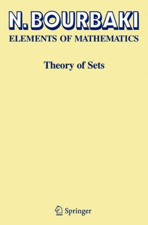 Theory of Sets de N. Bourbaki