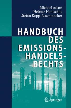 Handbuch des Emissionshandelsrechts de Michael Adam