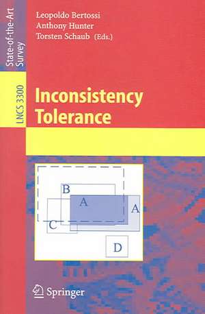 Inconsistency Tolerance de Leopoldo Bertossi