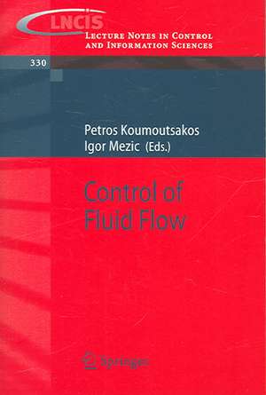 Control of Fluid Flow de Petros Koumoutsakos