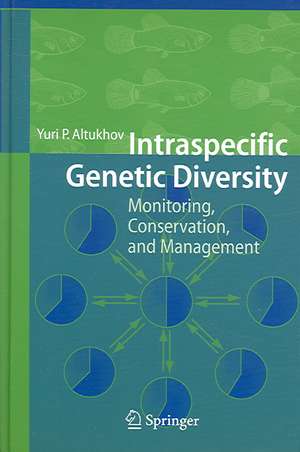 Intraspecific Genetic Diversity: Monitoring, Conservation, and Management de Yuri Petrovich Altukhov