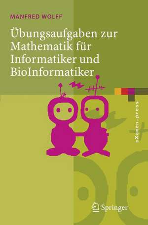 Übungsaufgaben zur Mathematik für Informatiker und BioInformatiker: Mit durchgerechneten und erklärten Lösungen de Manfred Wolff