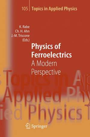 Physics of Ferroelectrics: A Modern Perspective de Karin M. Rabe