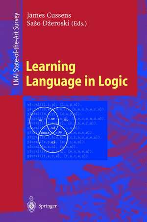 Learning Language in Logic de James Cussens