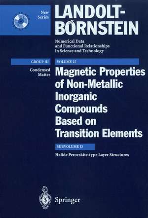 Halide Perovskite-type Layer Structures de R. Geick