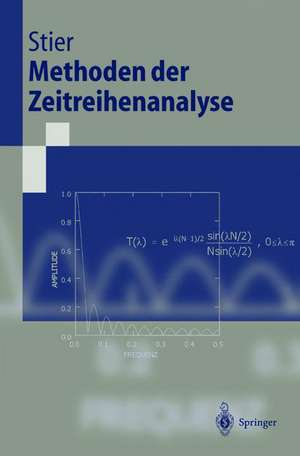 Methoden der Zeitreihenanalyse de Winfried Stier