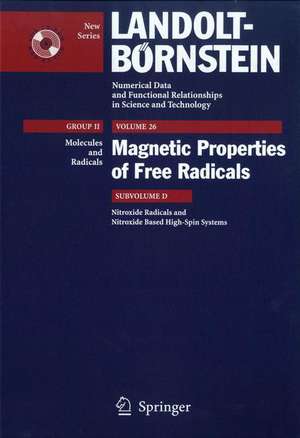 Nitroxide Radicals and Nitroxide Based High-Spin Systems de A. Alberti