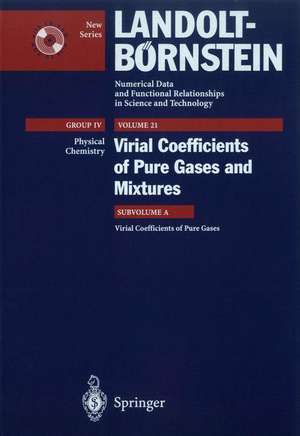 Virial Coefficients of Pure Gases de M. Frenkel