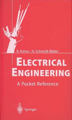 Electrical Engineering: A Pocket Reference de Ralf Kories