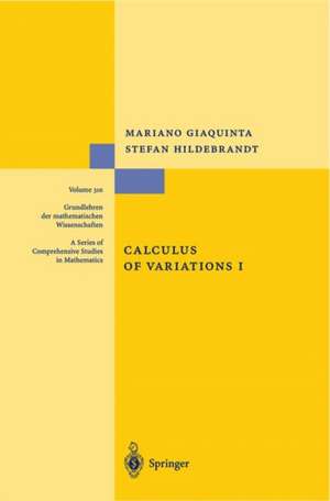 Calculus of Variations I de Mariano Giaquinta