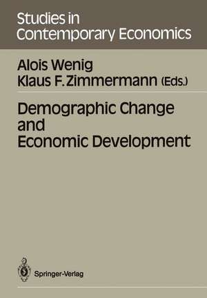 Demographic Change and Economic Development de Alois Wenig