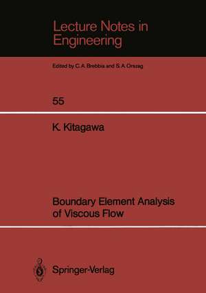 Boundary Element Analysis of Viscous Flow de Koichi Kitagawa