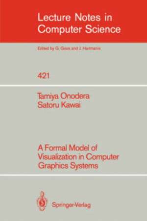 A Formal Model of Visualization in Computer Graphics Systems de Tamiya Onodera