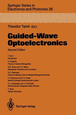 Guided-Wave Optoelectronics de Theodor Tamir