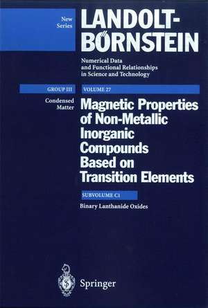 Binary and Lanthanide Oxides de T. Palewski