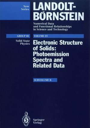 Electronic Structure of Solids b de A. Goldmann