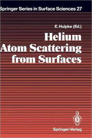 Helium Atom Scattering from Surfaces de E. Hulpke