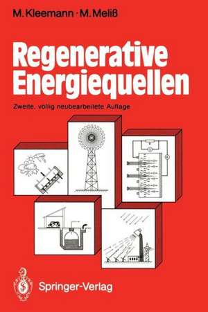 Regenerative Energiequellen de Manfred Kleemann