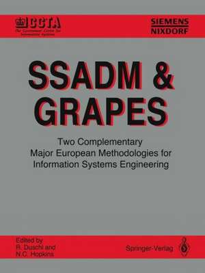 SSADM & GRAPES: Two Complementary Major European Methodologies for Information Systems Engineering de A. Aue