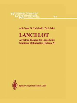 Lancelot: A Fortran Package for Large-Scale Nonlinear Optimization (Release A) de A.R. Conn