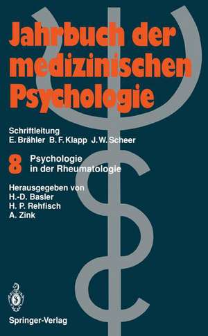 Psychologie in der Rheumatologie de Heinz-Dieter Basler