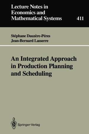 An Integrated Approach in Production Planning and Scheduling de Stephane Dauzere-Peres