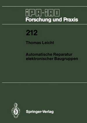 Automatische Reparatur elektronischer Baugruppen de Thomas Leicht