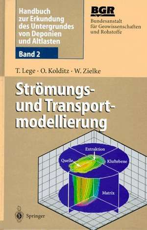 Handbuch zur Erkundung des Untergrundes von Deponien und Altlasten: Band 2: Strömungs- und Transportmodellierung de Thomas Lege