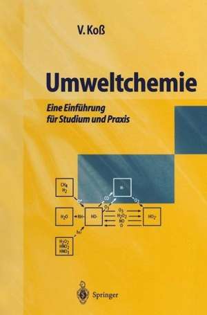 Umweltchemie: Eine Einführung für Studium und Praxis de Volker Koß