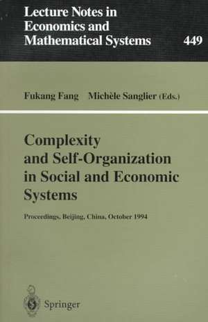 Complexity and Self-Organization in Social and Economic Systems: Proceedings of the International Conference on Complexity and Self-Organization in Social and Economic Systems Beijing, October 1994 de Fukang Wang