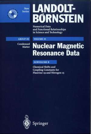 Chemical Shifts and Coupling Constants for Flourine-19 and Nitrogen-15 de M. Balasubramanian