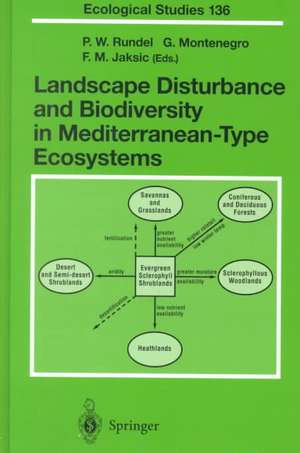 Landscape Disturbance and Biodiversity in Mediterranean-Type Ecosystems de Philip W. Rundel