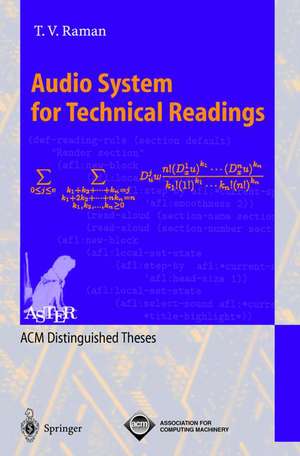 Audio System for Technical Readings de T.V. Raman