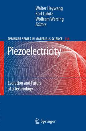 Piezoelectricity: Evolution and Future of a Technology de Walter Heywang