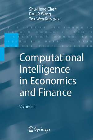 Computational Intelligence in Economics and Finance: Volume II de Paul P. Wang