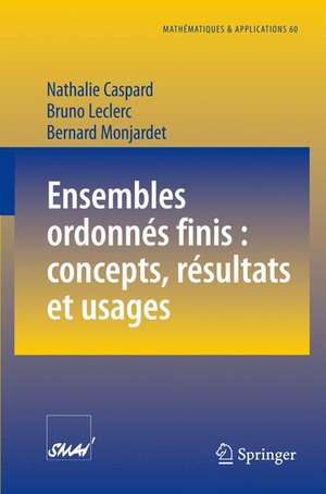 Ensembles ordonnés finis : concepts, résultats et usages de Nathalie Caspard