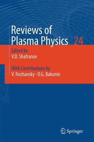 Reviews of Plasma Physics de Vitalii D. Shafranov