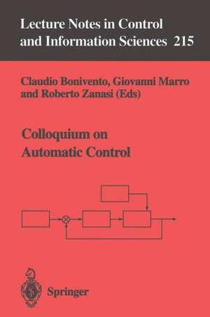 Colloquium on Automatic Control de Claudio Bonivento