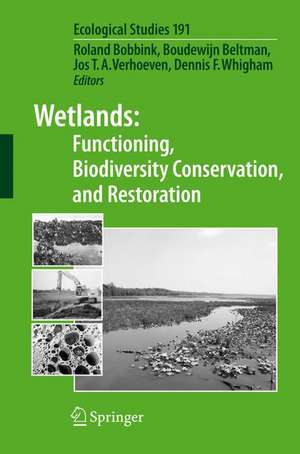 Wetlands: Functioning, Biodiversity Conservation, and Restoration de Roland Bobbink