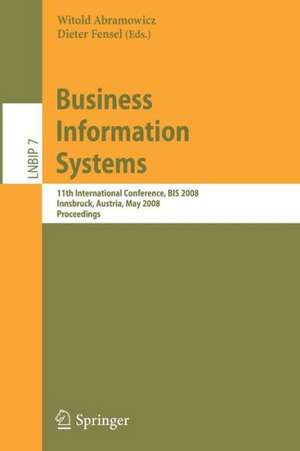Business Information Systems de Witold Abramowicz