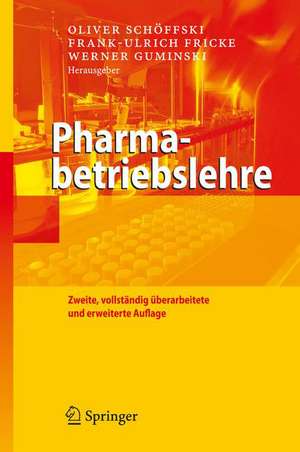 Pharmabetriebslehre de Oliver Schöffski