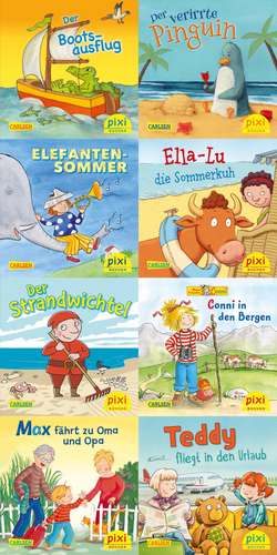 Pixi-Bundle 8er Serie 238: Mit Pixi in die Ferien