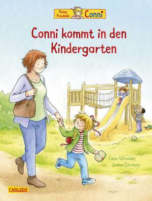 Conni-Bilderbücher: Conni kommt in den Kindergarten (Neuausgabe) de Liane Schneider