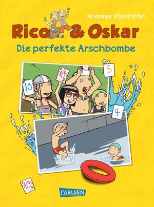 Rico & Oskar (Kindercomic): Die perfekte Arschbombe de Andreas Steinhöfel