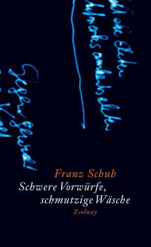 Schwere Vorwürfe, schmutzige Wäsche de Franz Schuh