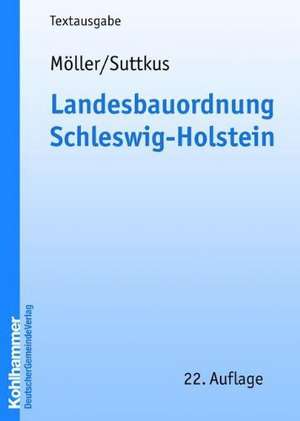 Landesbauordnung Schleswig-Holstein de Gerd Möller