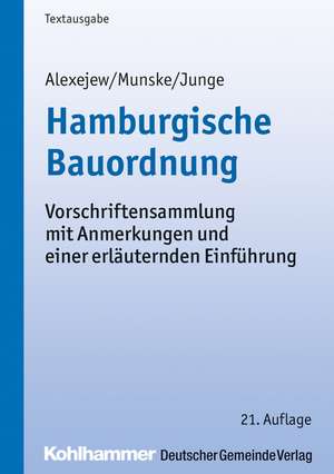 Hamburgische Bauordnung de Igor Alexejew