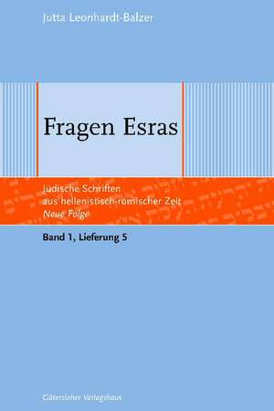 Fragen Esras de Jutta Leonhardt-Balzer