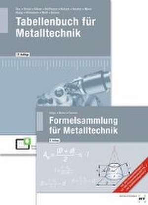 Paketangebot Tabellenbuch für Metalltechnik und Formelsammlung für Metalltechnik de Klaus Zeimer